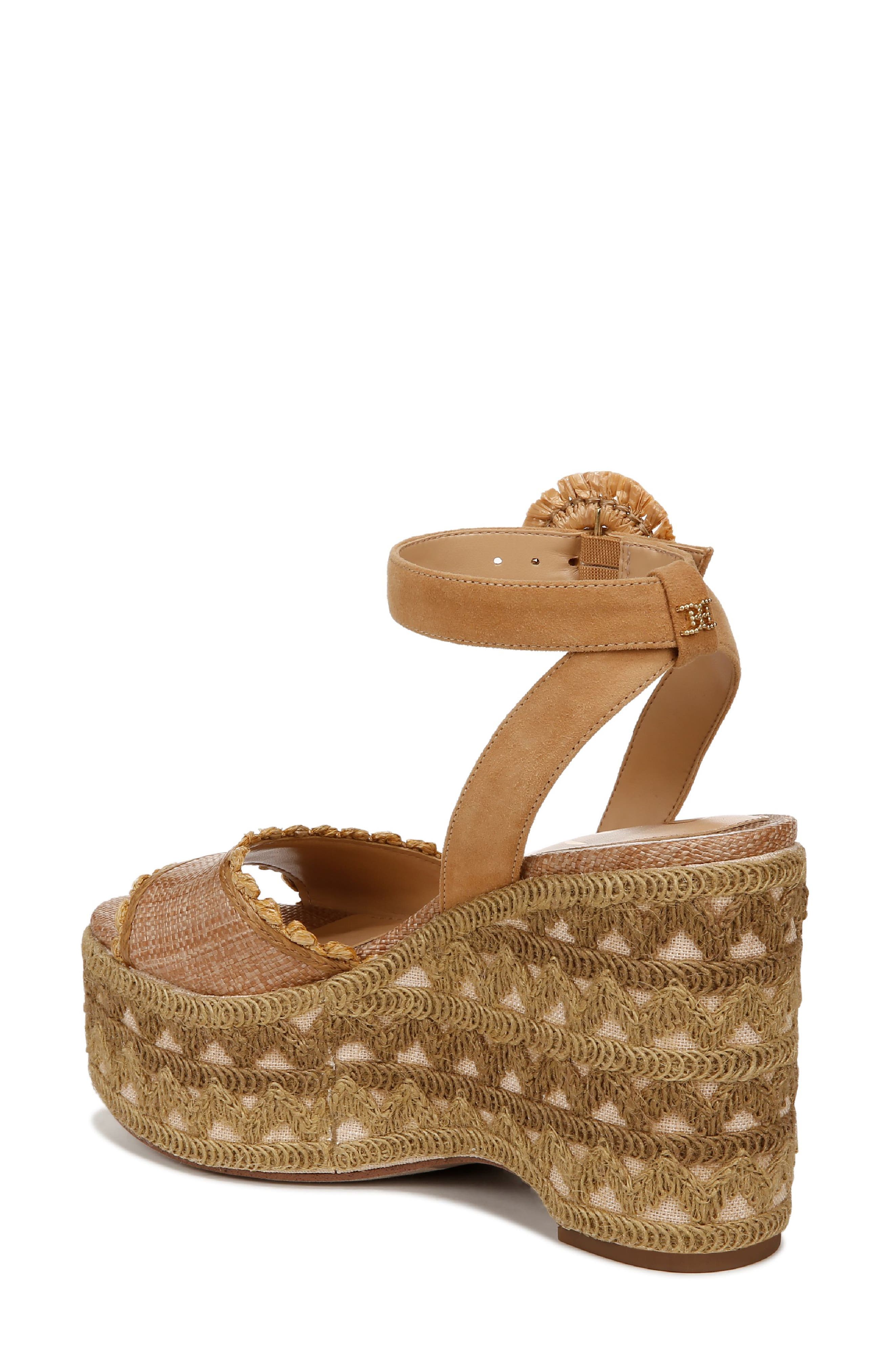 Sam Edelman Amber Espadrille Platform Ankle Strap Sandal, Alternate, color, 