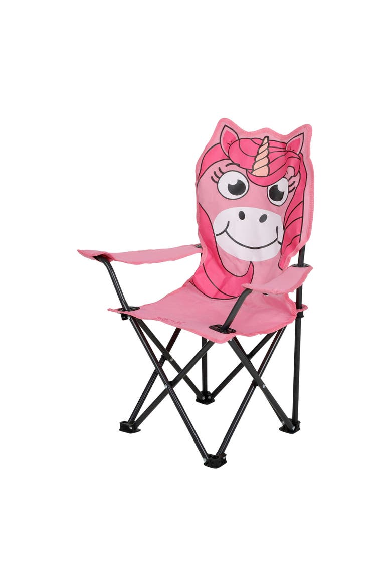 Childrens/Kids Luna The Unicorn Folding Chair, Main, color, Sweet Pink