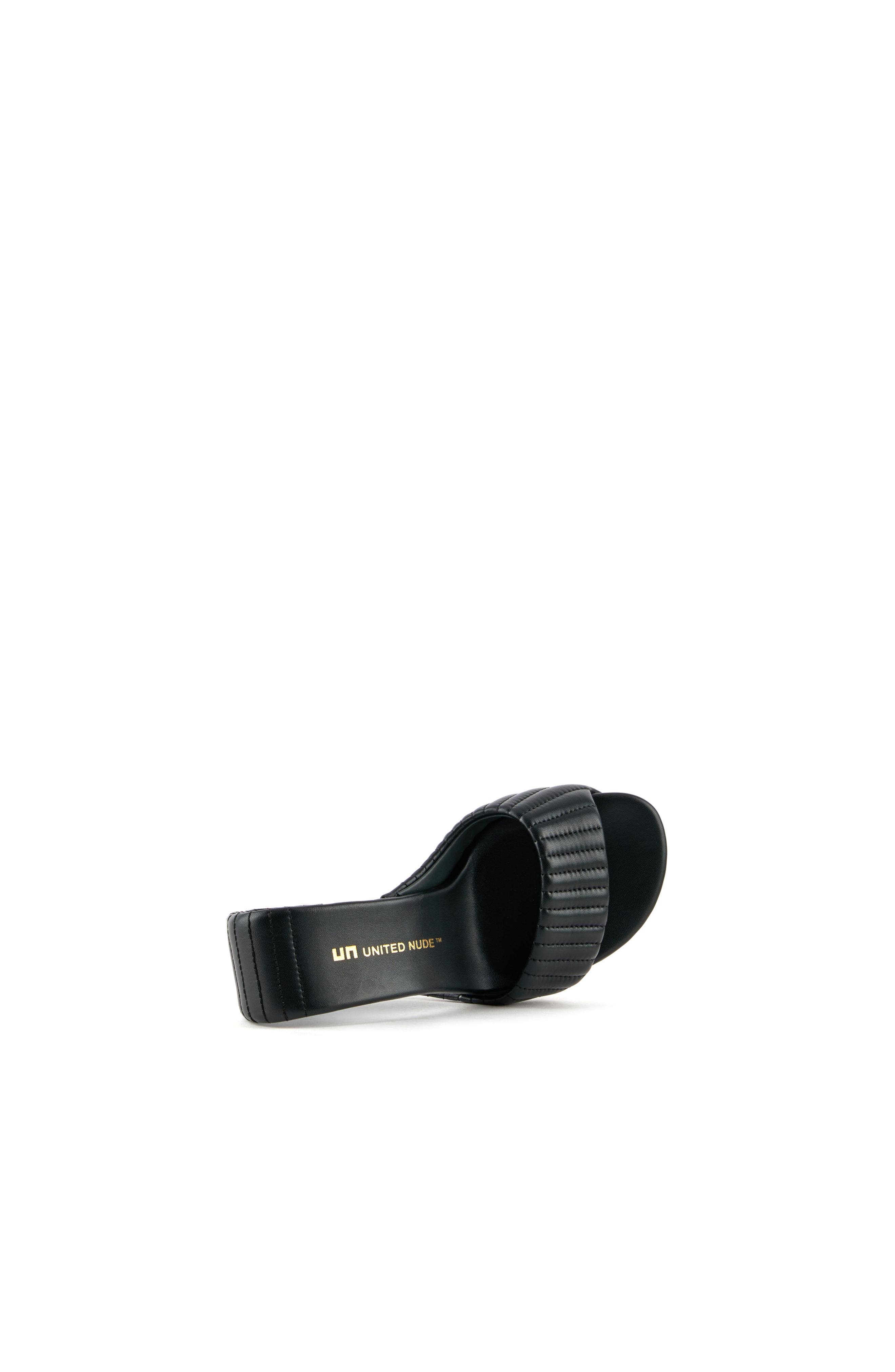 United Nude Mobius Hi Puffier Sandals, Alternate, color, Black Puffier