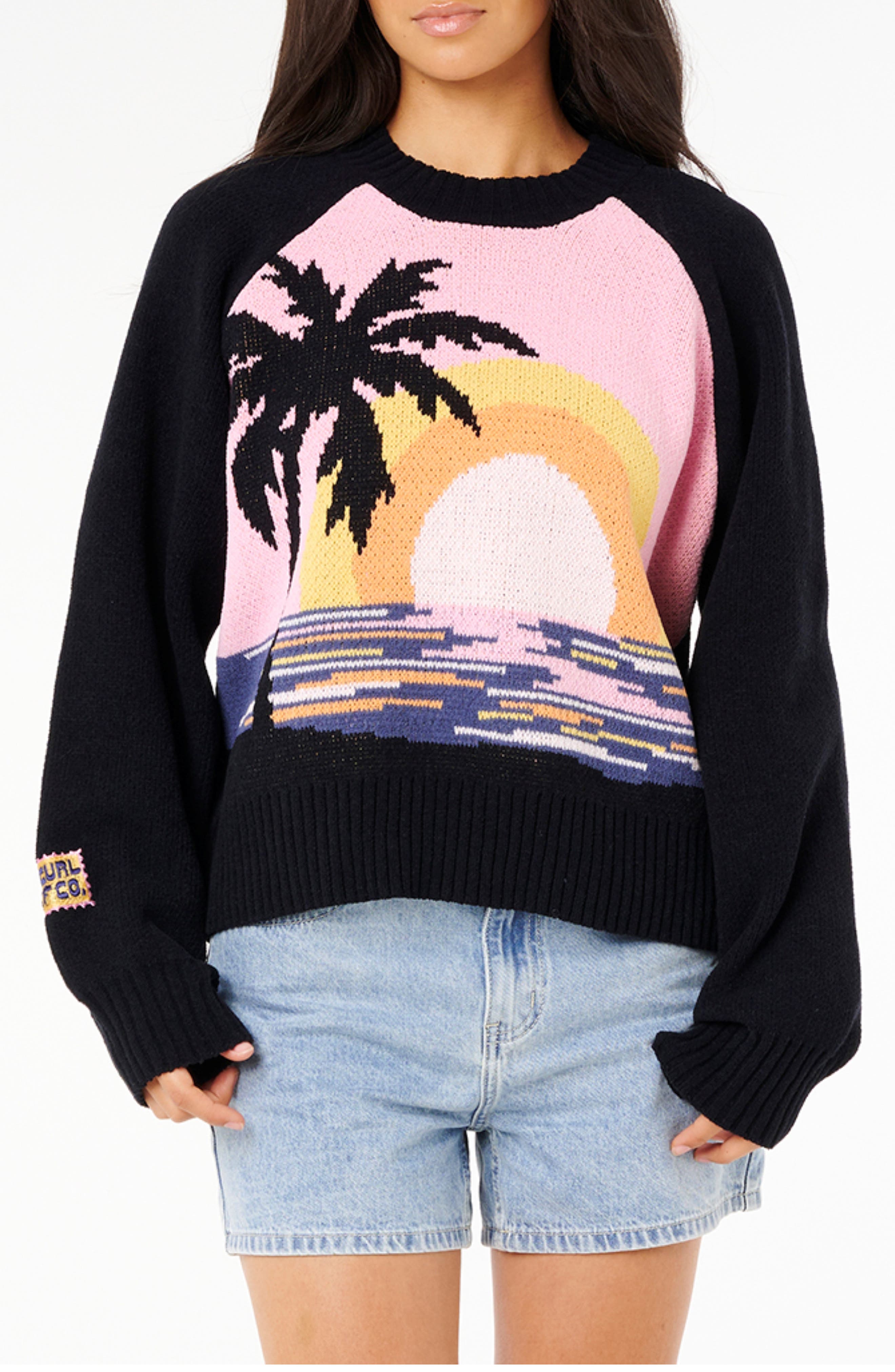Paradise Graphic Knit Sweater