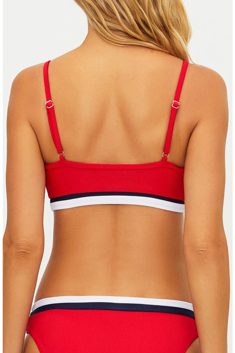 Val Rib Bikini Top, Alternate, color, CRIMSON FIREWORK COLORBLOCK