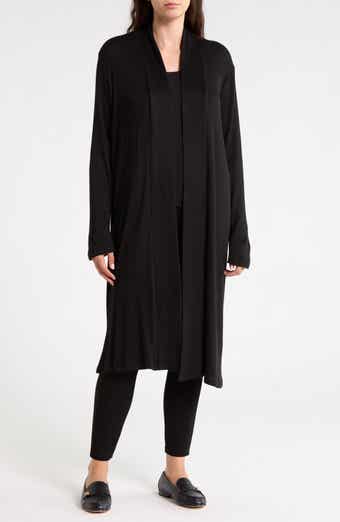 Ribbed Longline Cardigan