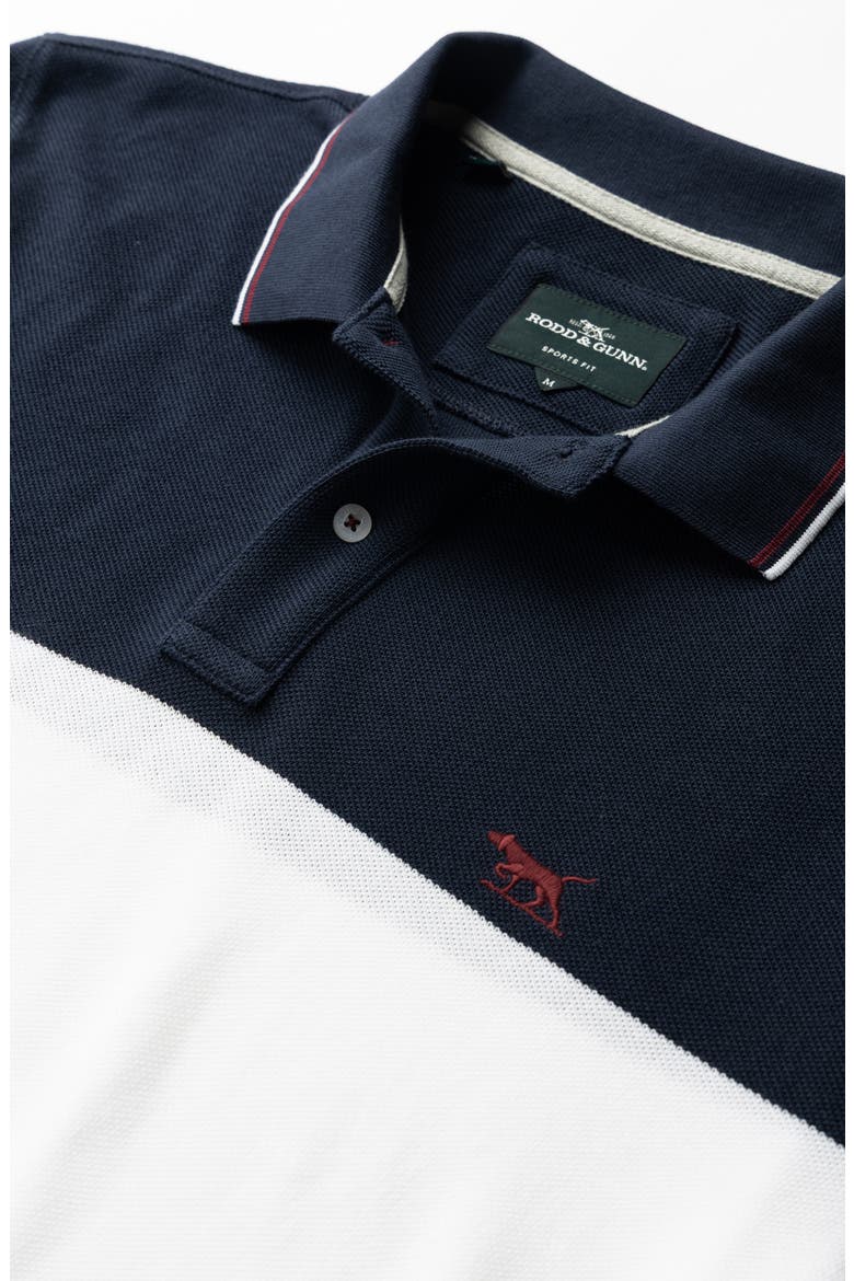 Homebay Sports Fit Colorblock Cotton Piqué Polo, Alternate, color, FOREST