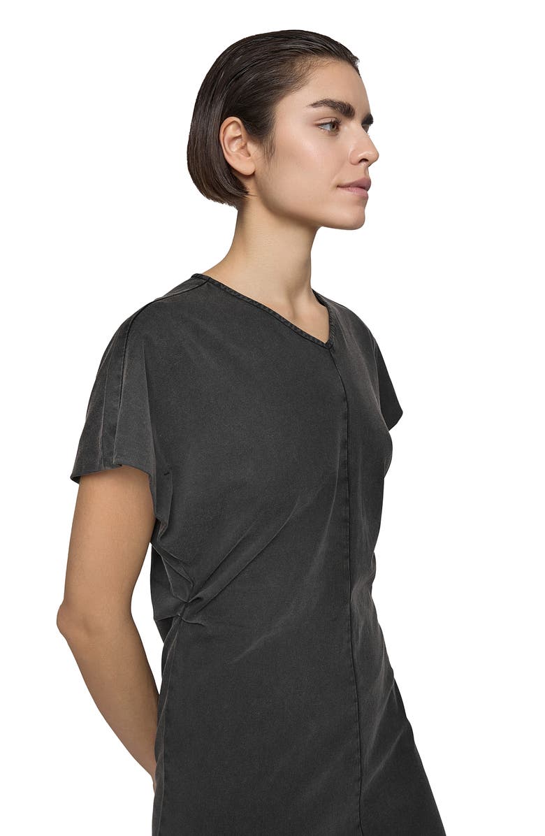 Rebecca Minkoff Elsie Cotton Jersey T-Shirt Minidress, Alternate, color, Acid Wash Black