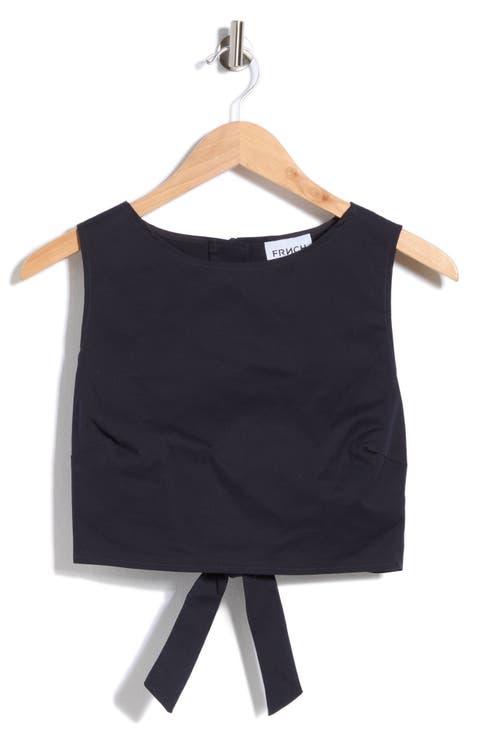 Lola Tie Back Cotton Crop Top