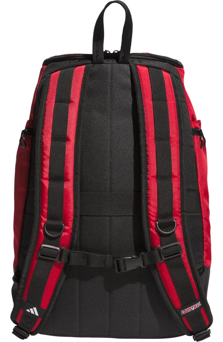 adidas Red Louisville Cardinals 5-Star Team 2 Backpack, Alternate, color,