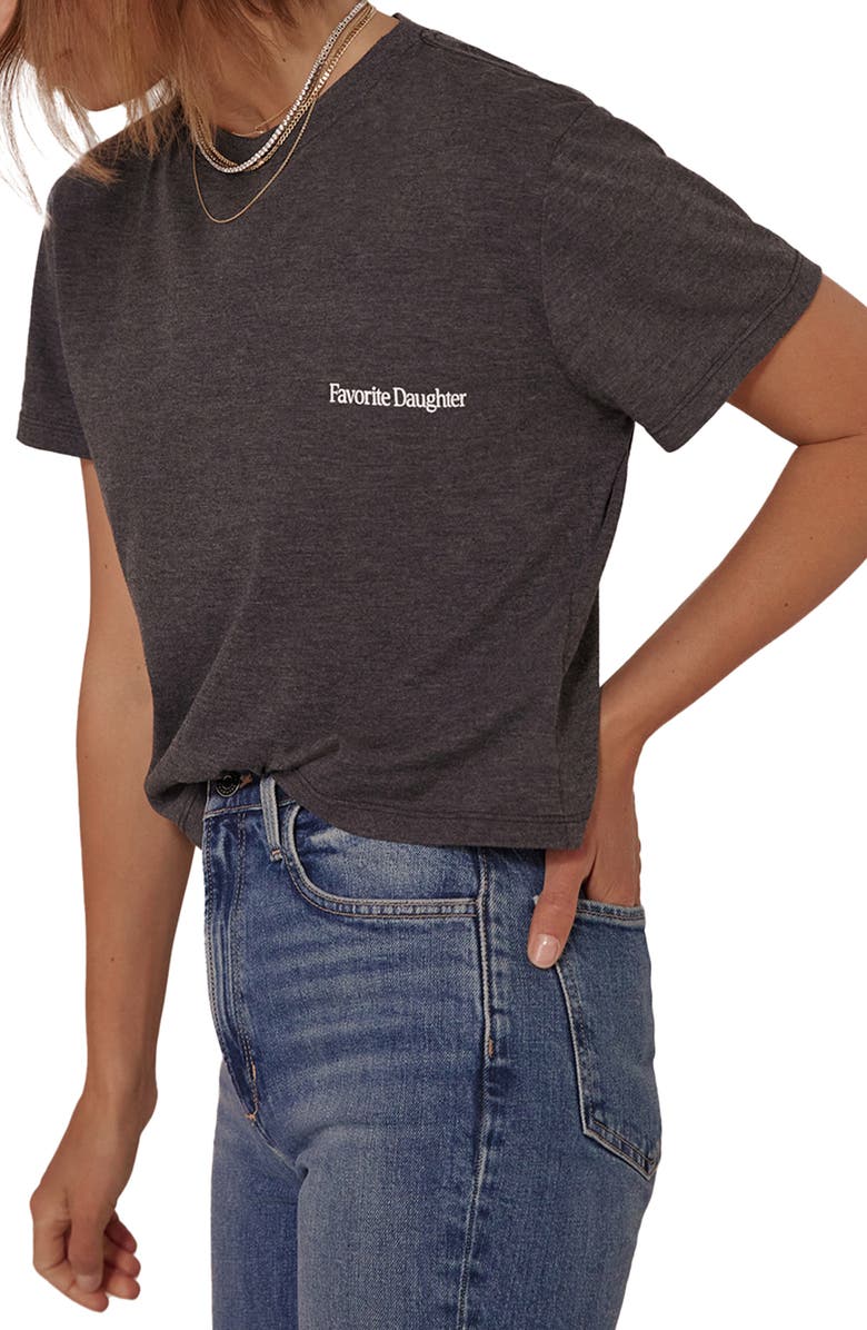 Favorite Daughter Logo Graphic Tee, Alternate, color,