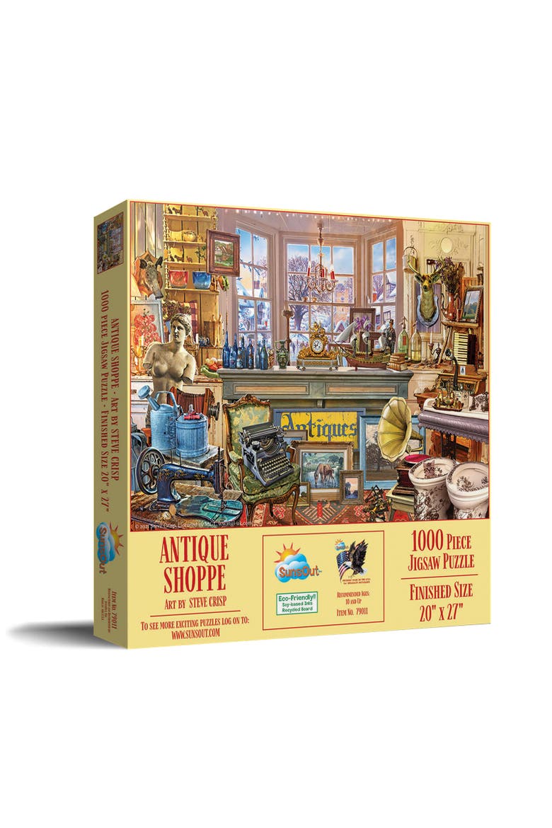 Antique Shoppe 1000 piece Jigsaw Puzzle for Adults, Main, color, Multicolor