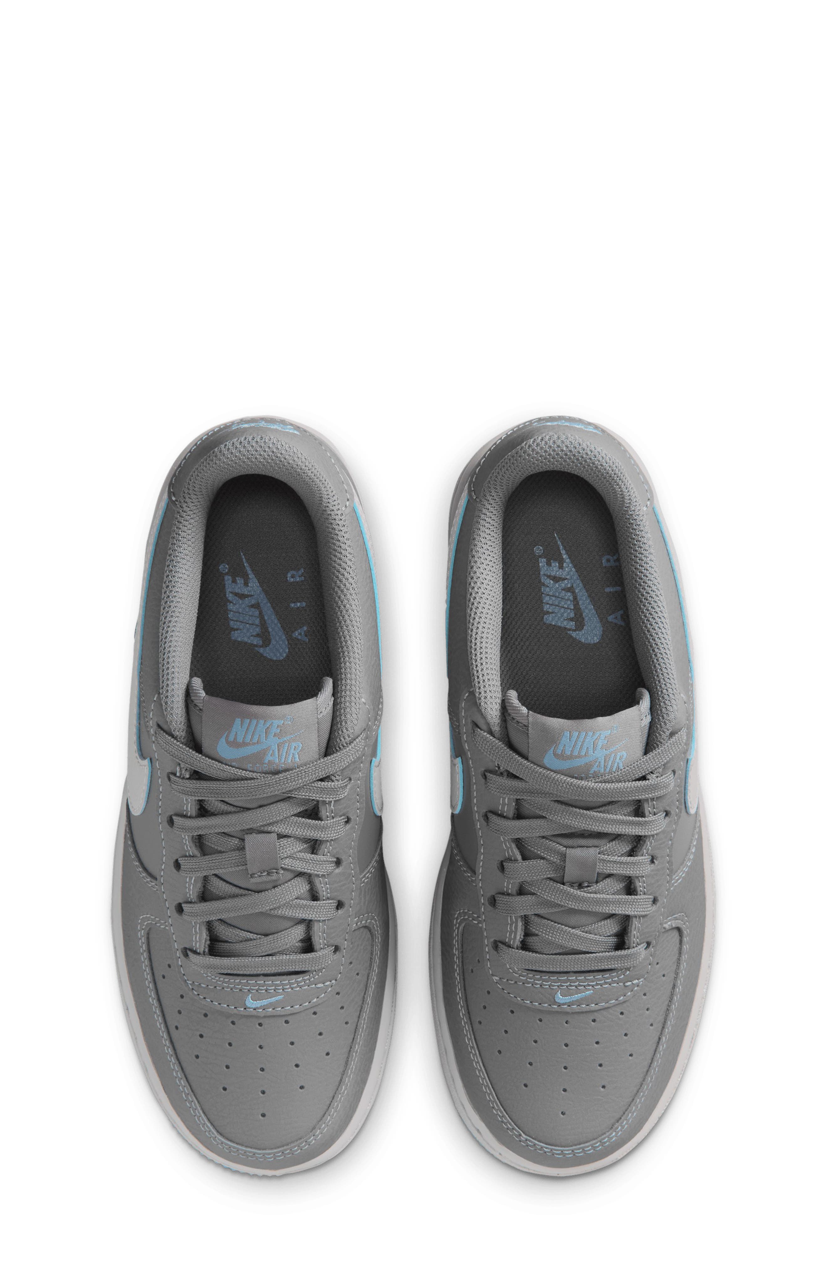 Nike Kids' Air Force 1 SE Basketball Sneaker, Alternate, color, Pencil Point/ Blue/ Wolf Grey