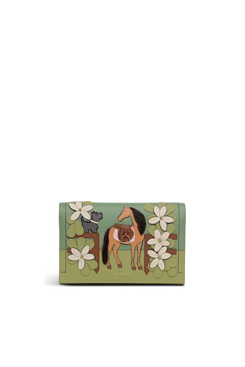 Lunar New Year - Spring 2026 Medium Flapover Wallet, Main, color, Pistachio