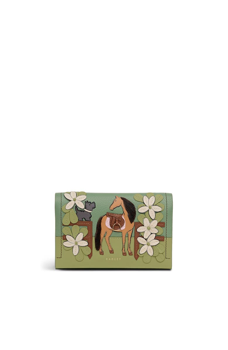 Radley Lunar New Year - Spring 2026 Medium Flapover Wallet, Main, color, Pistachio