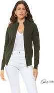 Monticelli Cashmere Pure Cashmere Double Slider Slider Zip Cardigan