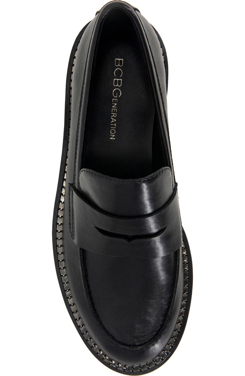 BCBGeneration Sabin Penny Loafer, Alternate, color, Black