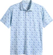 Swannies Sunday Floral Performance Golf Polo