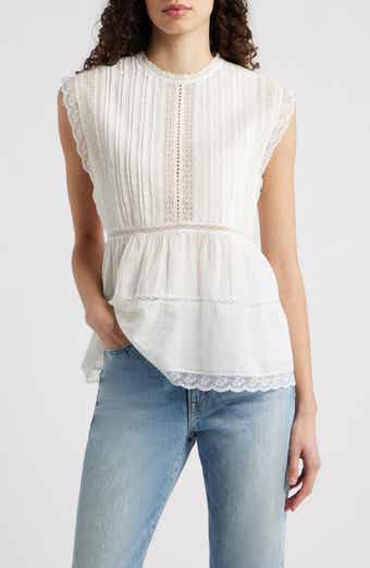 The Sonnet Lace Inset Top