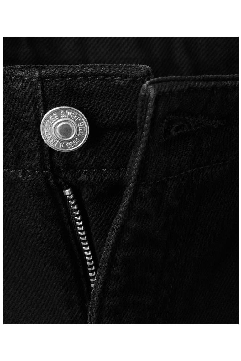 Wide Leg Jeans, Alternate, color, BLACK DENIM