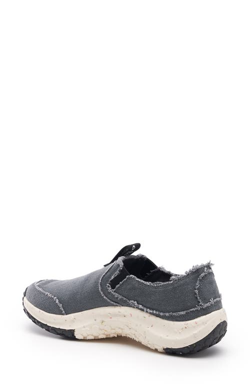 Holo Footwear Athena Moc Slip-on Shoe In Charcoal