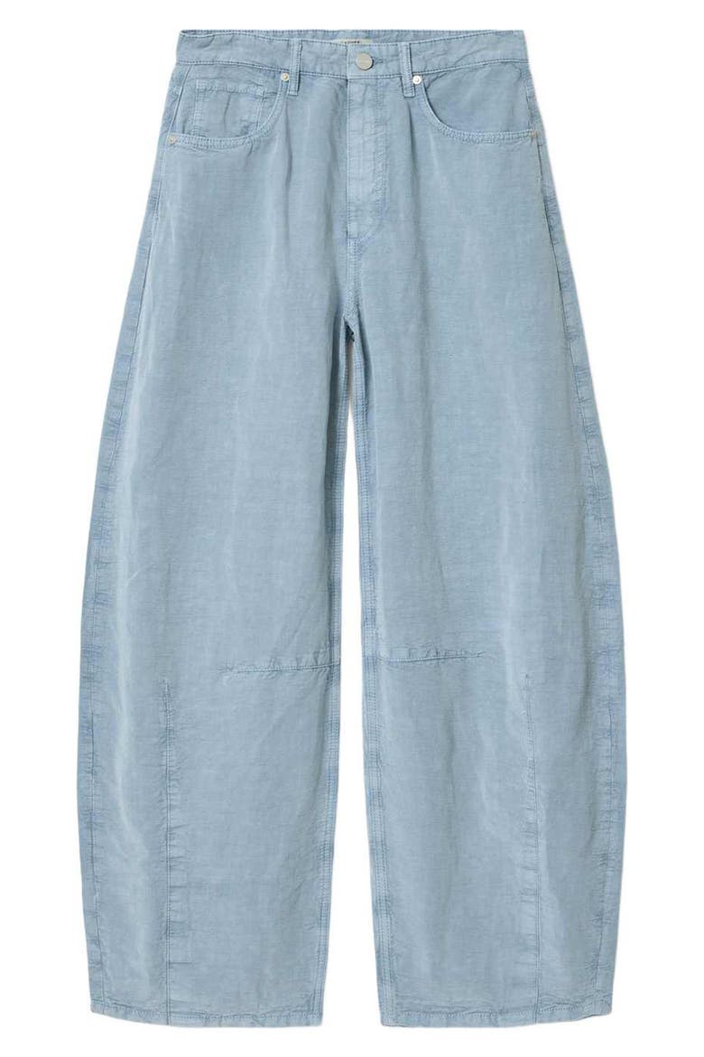 Jett Wide Leg Pull-On Pants, Alternate, color, LIGHT BLUE