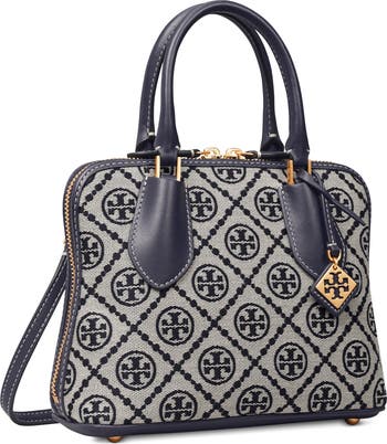 トートバッグ [ToryBurch]T MONOGRAM SMALL CLOUD JACQUARD TOTE - MIST Tory Burch T Monogram Jacquard Drawstring Tote | Saks Fifth