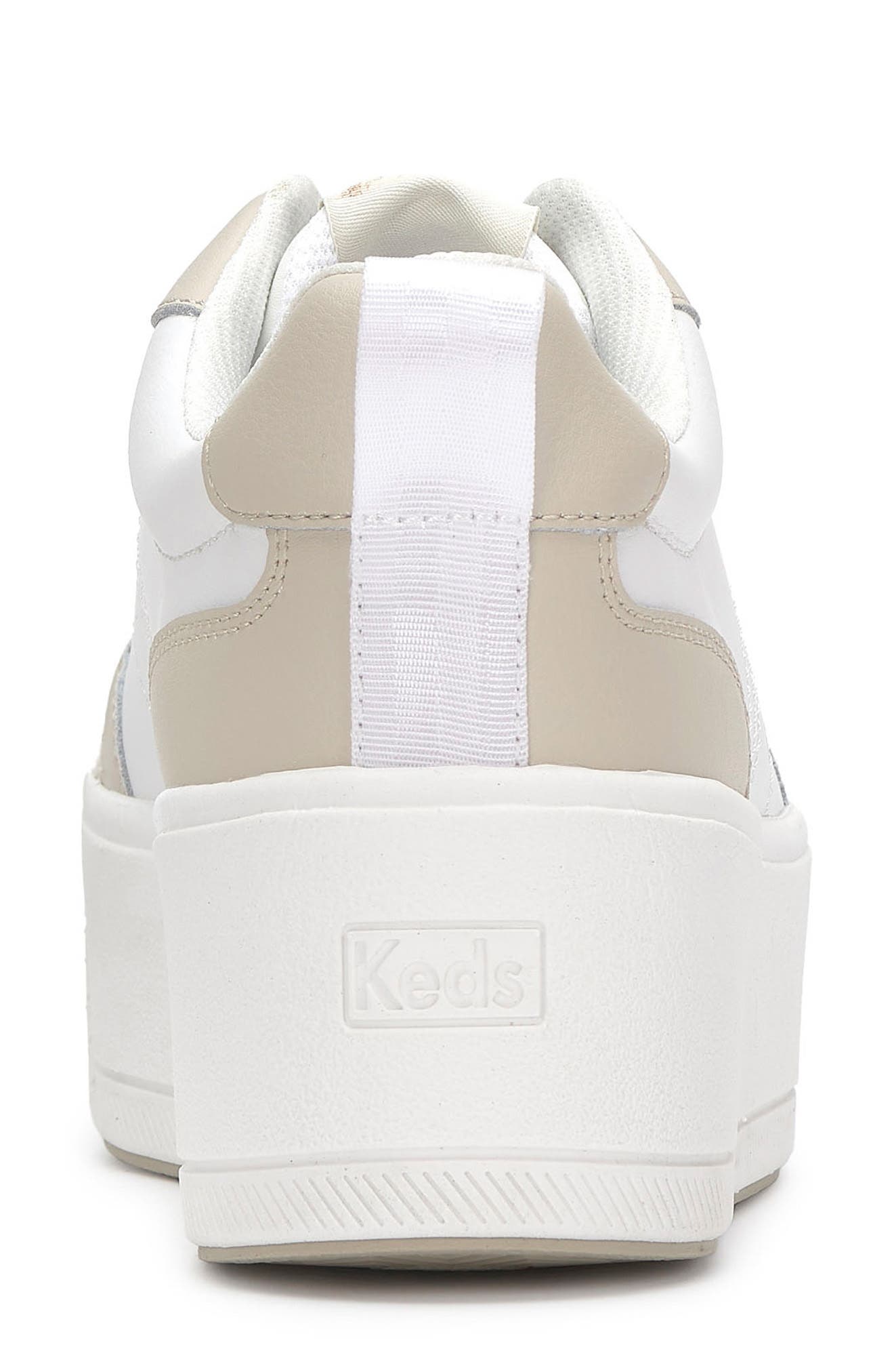 Sky II Platform Sneaker, Alternate, color, KEDS WHITE/ B