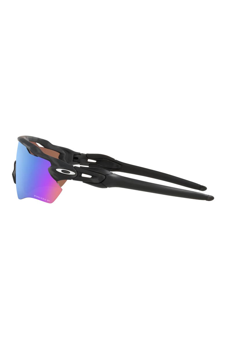 Radar® EV Path® 138mm Prizm™ Wrap Shield Sunglasses, Alternate, color, RUBBER BLACK
