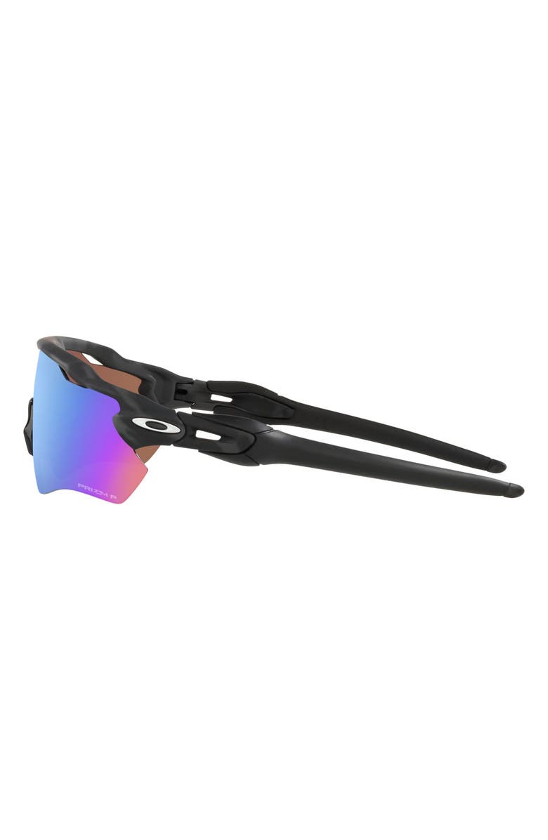Oakley Radar<sup>®</sup> EV Path<sup>®</sup> 38mm Prizm<sup>™</sup> Polarized Wrap Sunglasses, Alternate, color, Rubber Black
