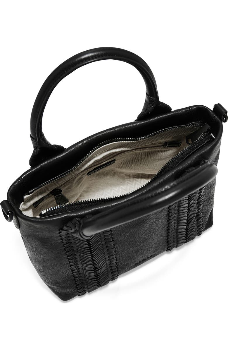 AIMEE All For Love French Leather Tote, Alternate, color, Black