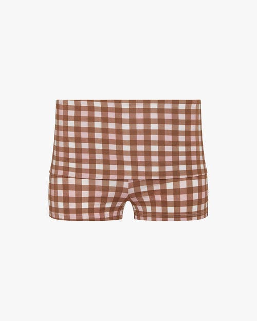 Weworewhat Fold-over Short In Brown
