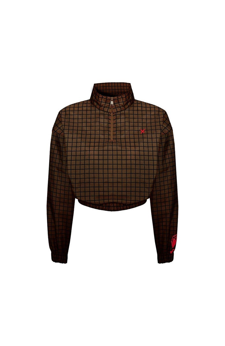 PCFG Parachute Crop Sweat, Main, color, Brown