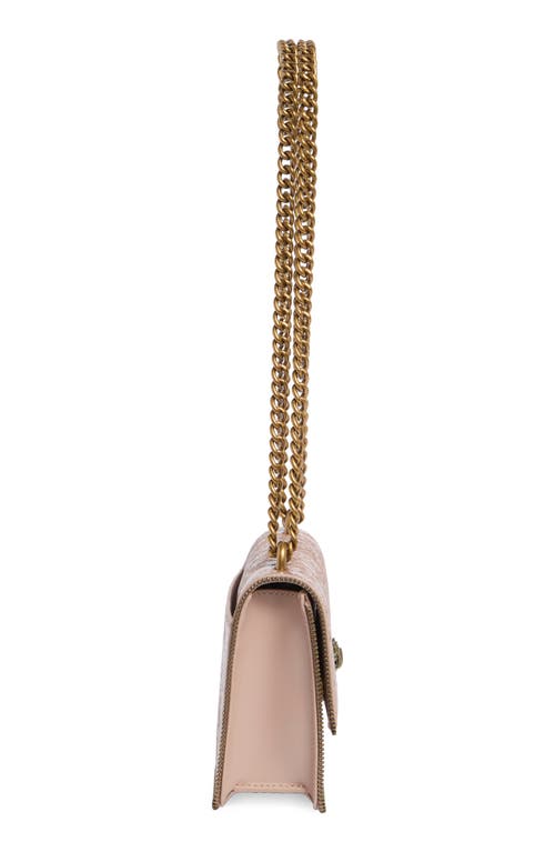 Kurt Geiger London Small Shoreditch Convertible Shoulder Bag In Light/pastel Pink