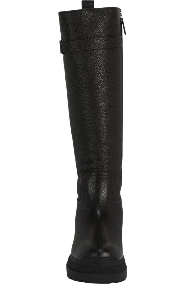 FERRAGAMO Ryder Knee High Boot, Alternate, color, Black