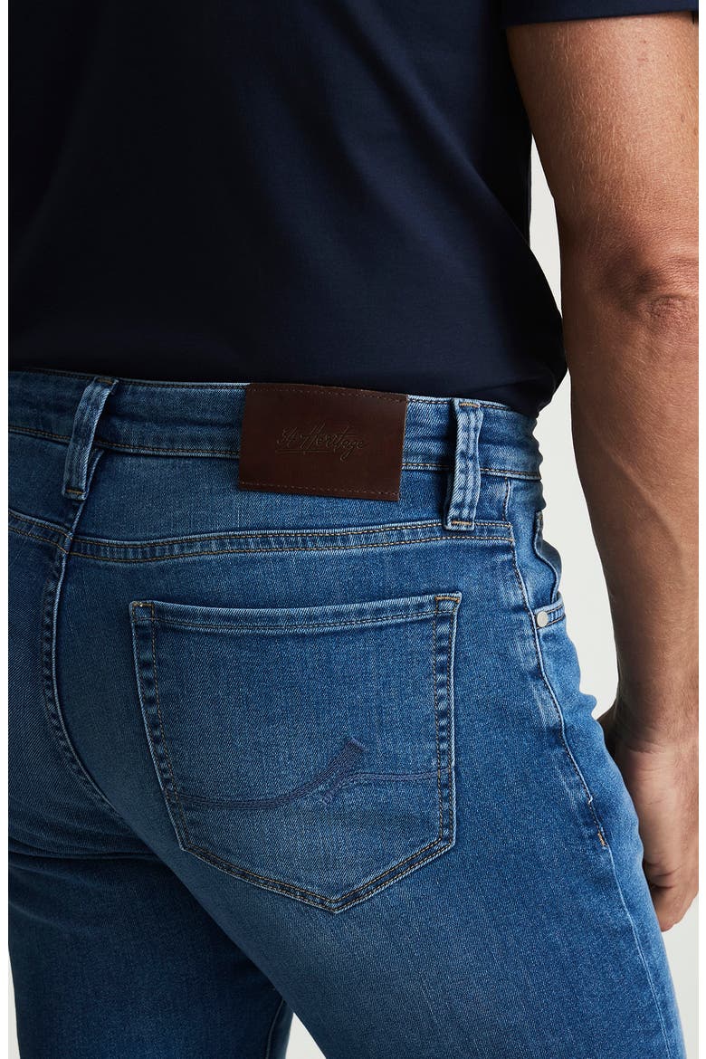 Charisma Straight Leg Jeans, Alternate, color, MID BRUSHED AERODENIM