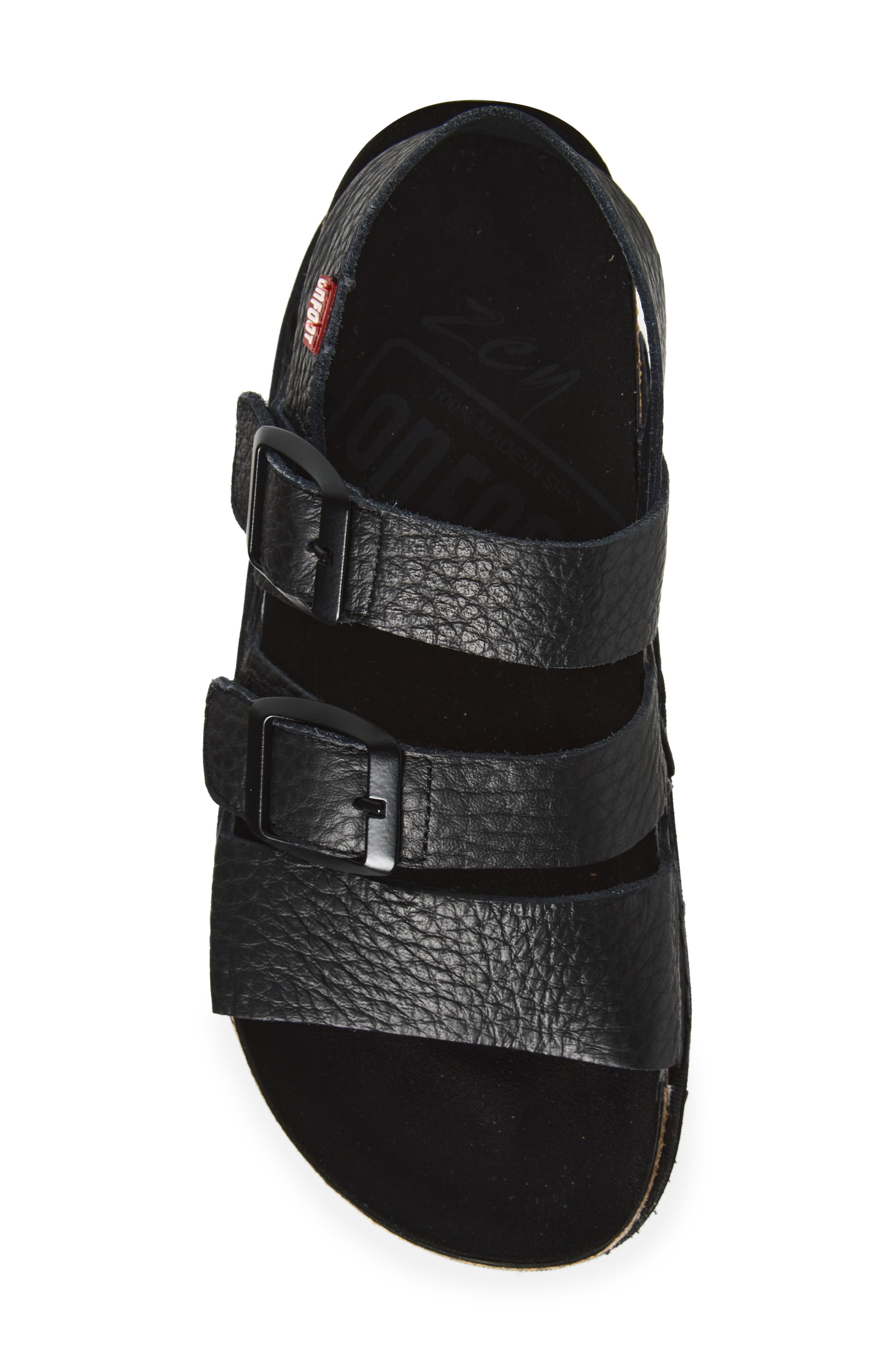 On Foot Naoshima Slingback Sandal, Alternate, color, Nirvana Negro