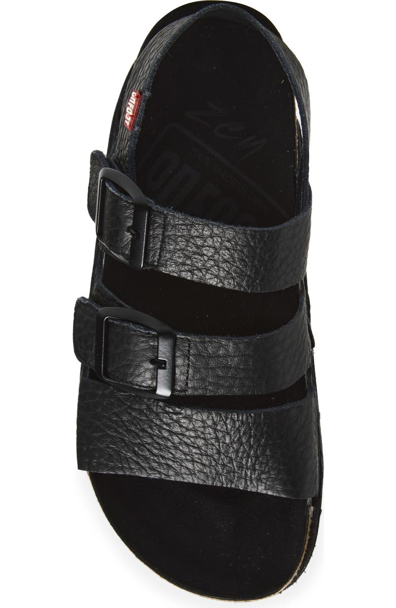 On Foot Naoshima Slingback Sandal, Alternate, color, Nirvana Negro