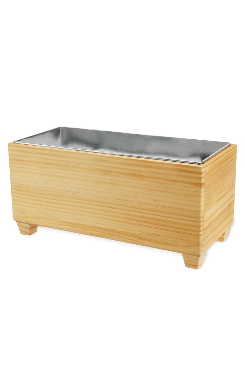 Wooden Beverage Tub, Main, color, Brown