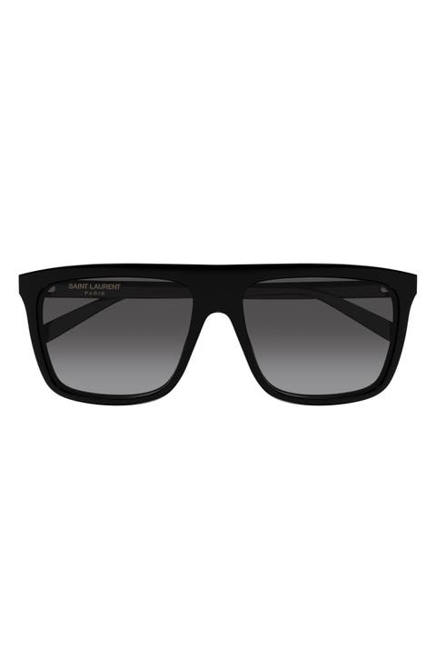 SL 904 Flat Top Square Sunglasses