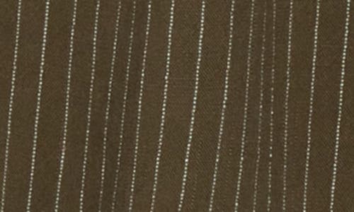 Renee C Stripe Tie Waist Midi Skirt