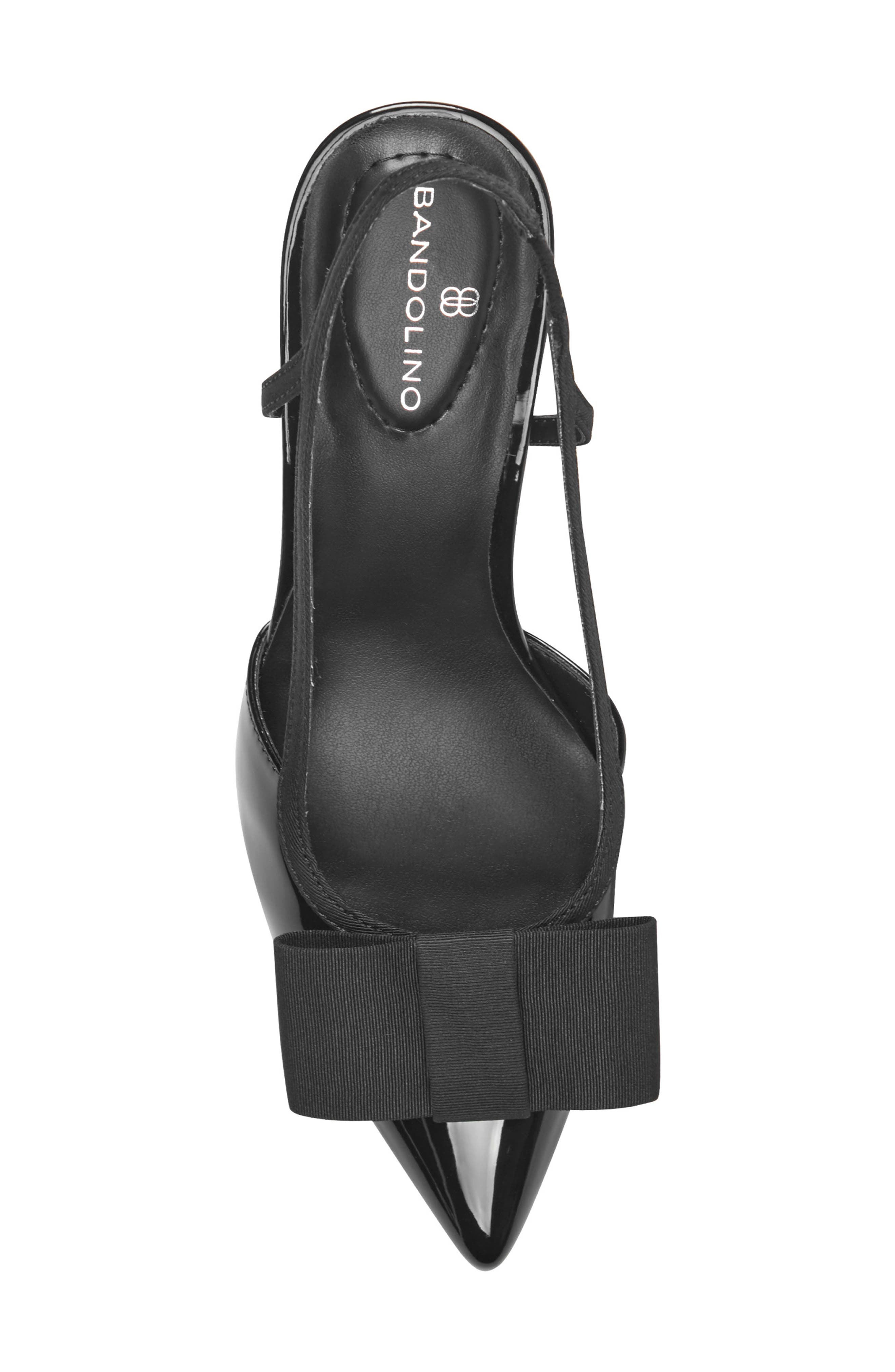 Sanessa Slingback Block Heel Pump, Alternate, color, BLACK