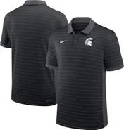 Nike Men's Nike Black Michigan State Spartans 2025 Early Season Coaches Sideline Victory Stripe Performance Polo
