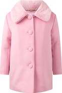 Rachel Riley Faux Fur Collar Coat