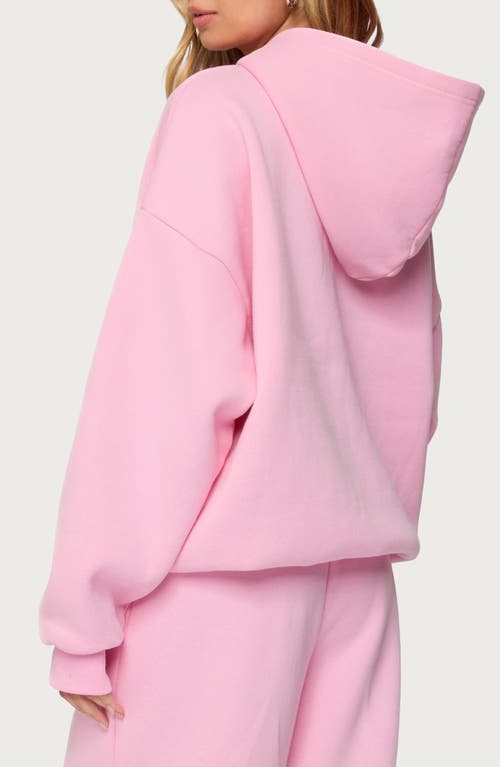 Edikted Totally Hoodie In Pink