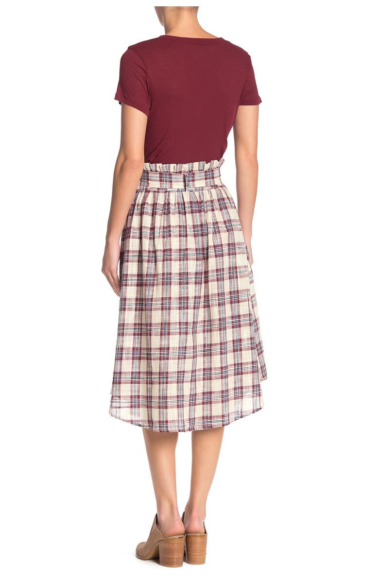 MOON RIVER Double Ring Belt Skirt, Main, color, 