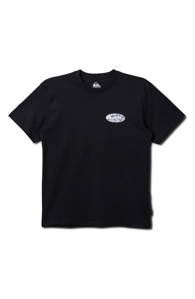 Quiksilver Logo Graphic T-Shirt, Main, color, Black