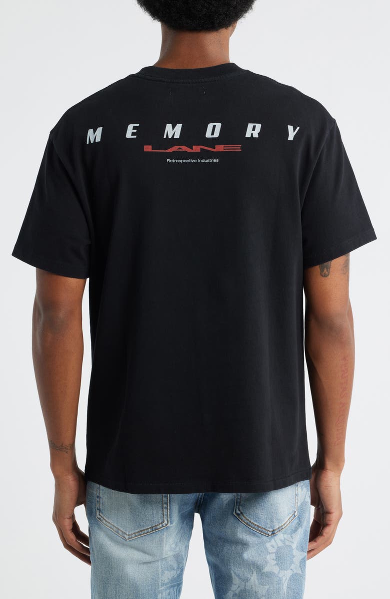 MEMORY LANE Medusa Cries Oversize Crystal Embellished Graphic T-Shirt, Alternate, color, Vintage Black