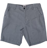 BURNSIDE Cotton & Linen Blend Chino Shorts