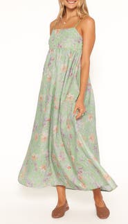 Petal & Pup Alyah Floral Eyelet Maxi Dress