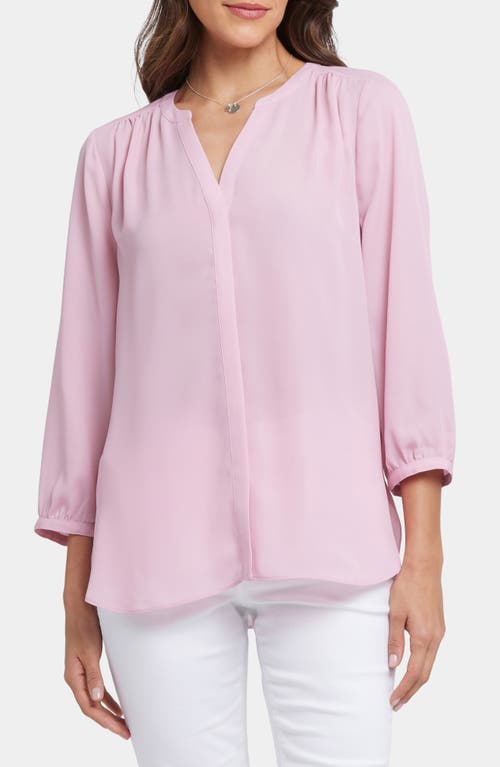 Nydj Pintuck Top In Pink