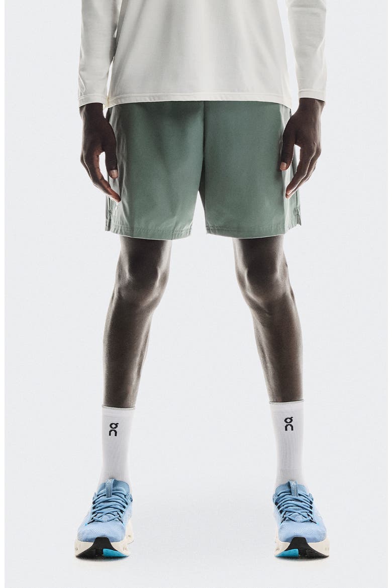 Core 7-Inch Running Shorts, Main, color, OLIVE