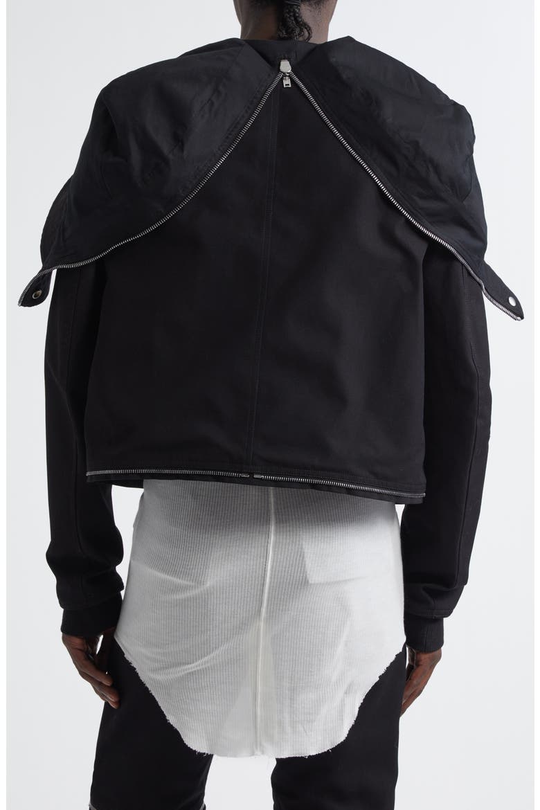 Giacca Headon Crop Parka, Alternate, color, BLACK