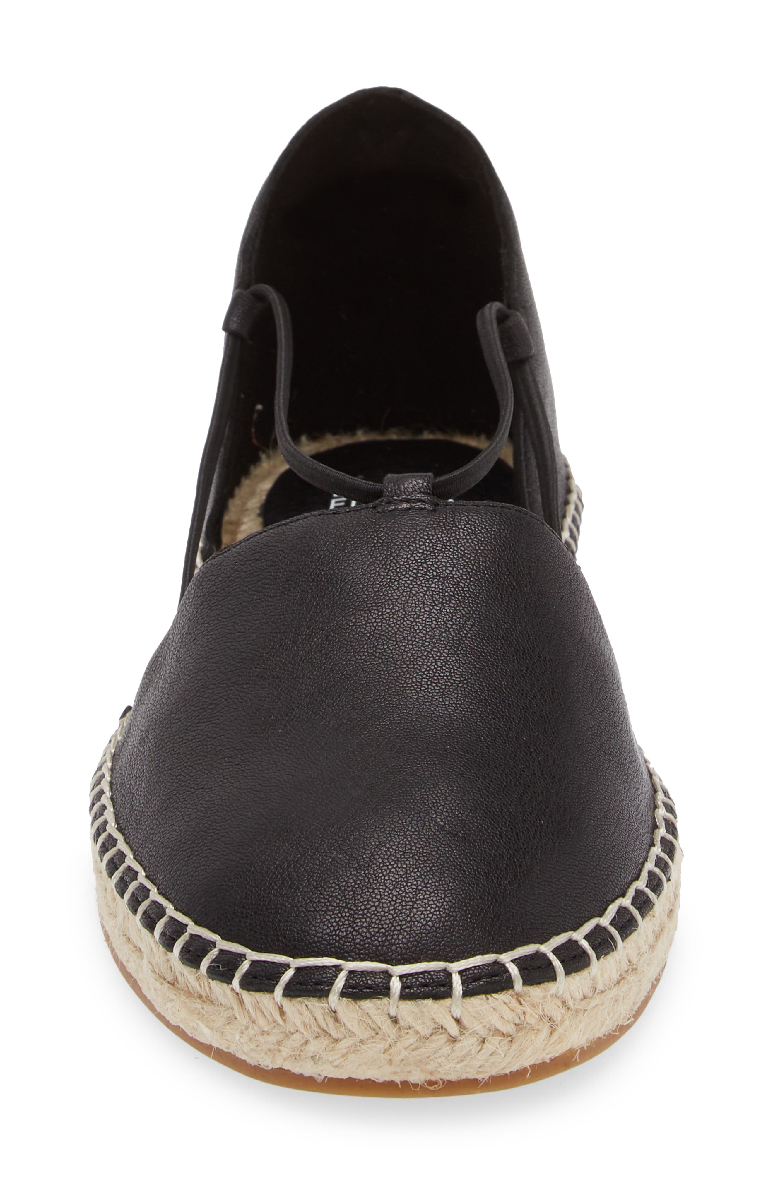 Lee Espadrille Flat, Alternate, color, BLACK